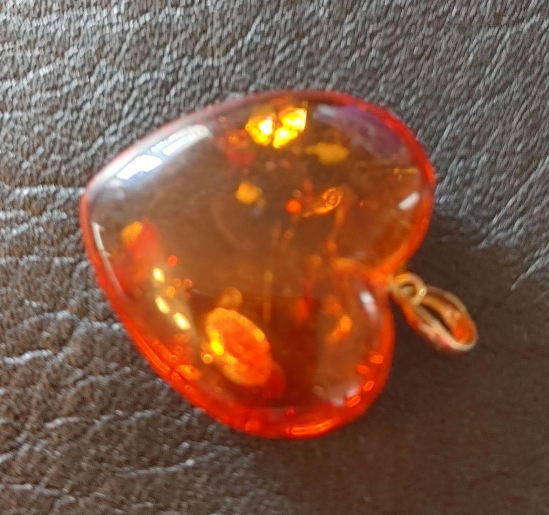 K18 レディースペンダントトップ ハート型