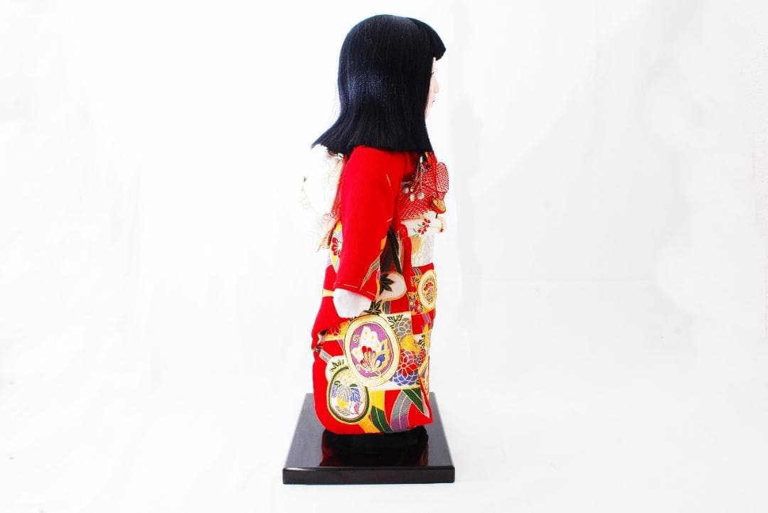 【新品・未使用・送料無料】 市松人形　元賀章介作