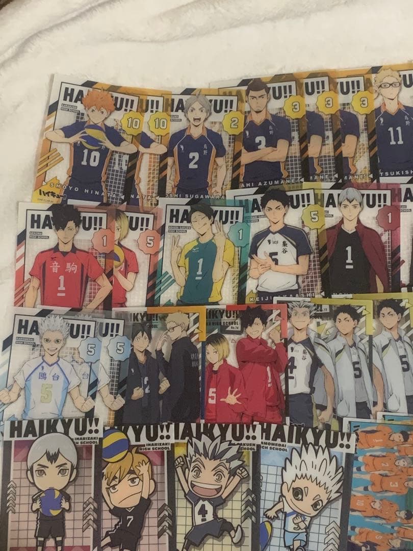 ハイキュー!! ブロマイド、トレカ62枚セット