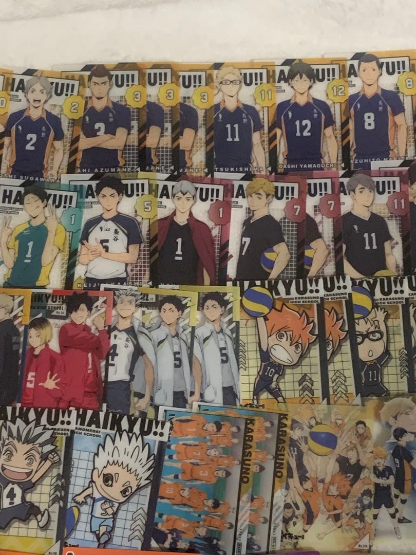 ハイキュー!! ブロマイド、トレカ62枚セット