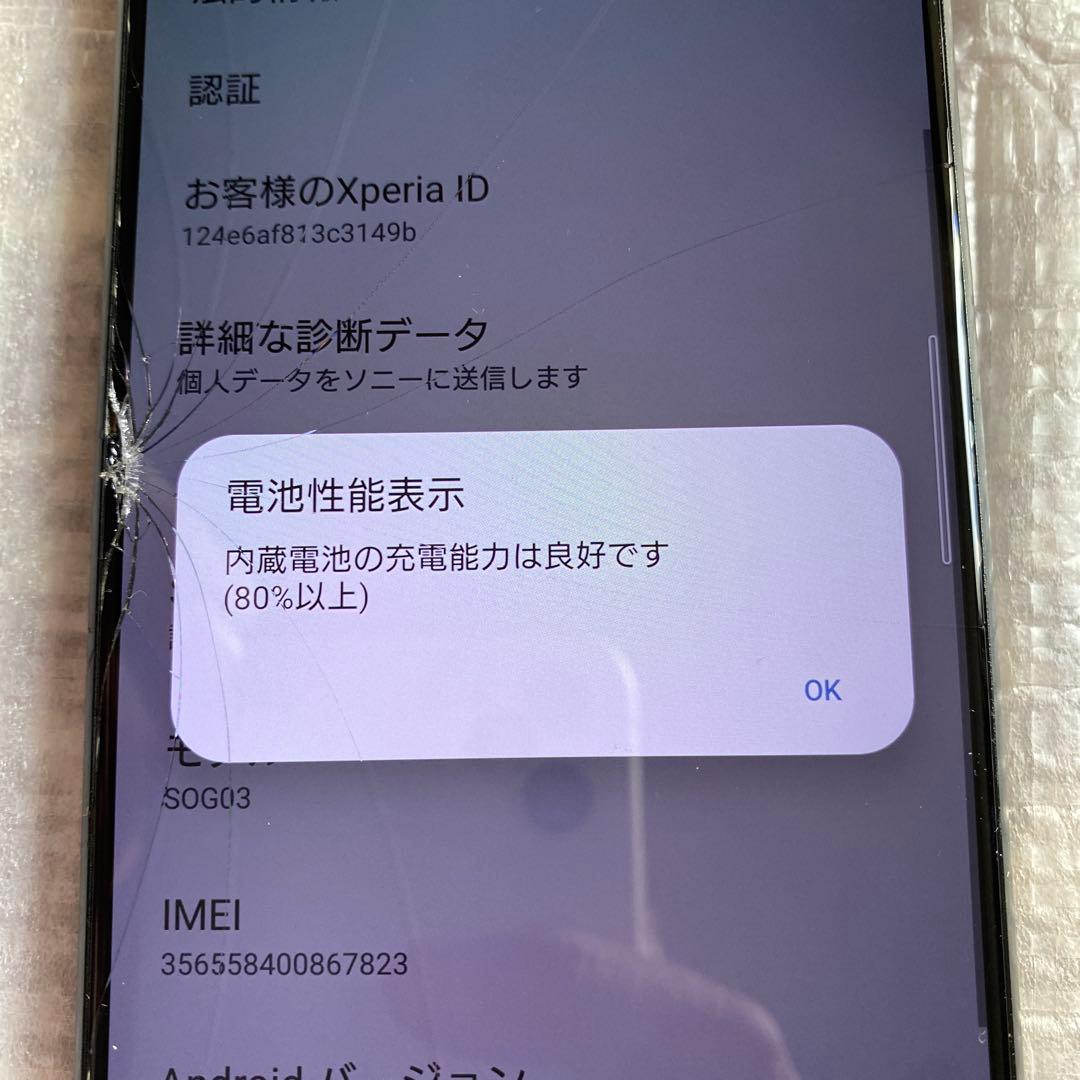 ジャンク SOG03 Xperia 1 Ⅲ