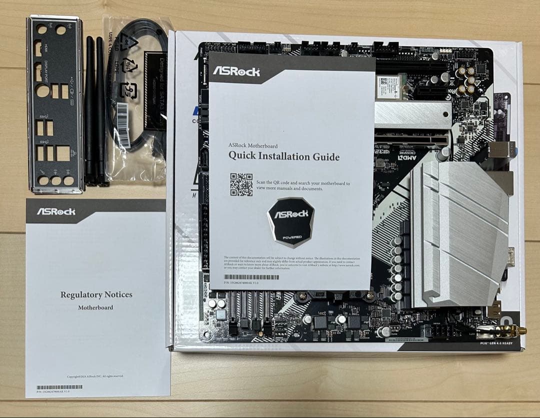 ASRock B550M WiFi マザーボード