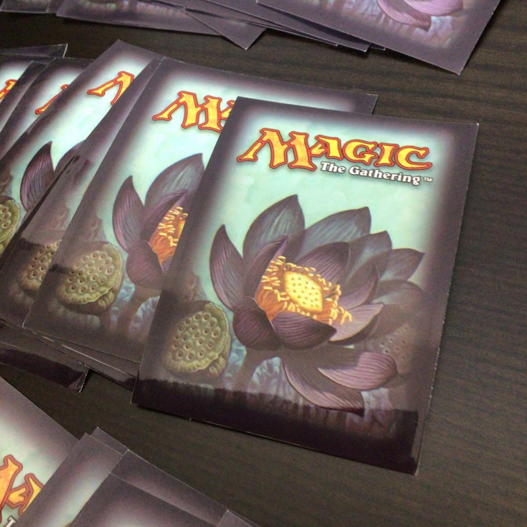 MTG マジックザギャザリング 用　スリーブ　ブラックロータス　睡蓮の花　60枚