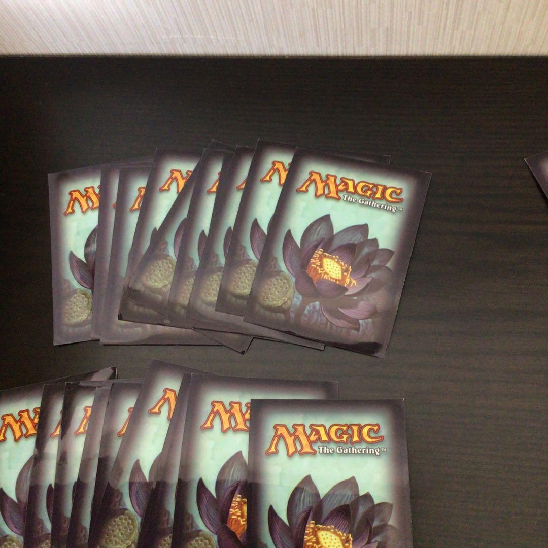 MTG マジックザギャザリング 用　スリーブ　ブラックロータス　睡蓮の花　60枚