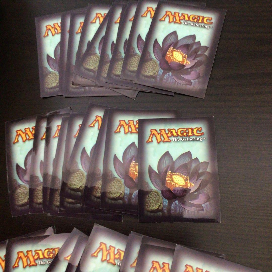 MTG マジックザギャザリング 用　スリーブ　ブラックロータス　睡蓮の花　60枚