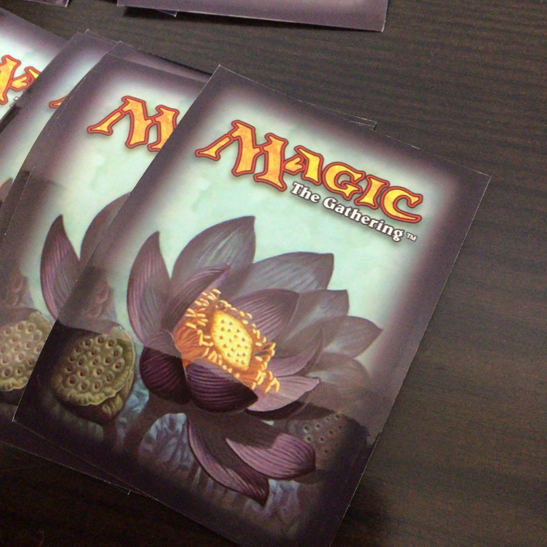 MTG マジックザギャザリング 用　スリーブ　ブラックロータス　睡蓮の花　60枚