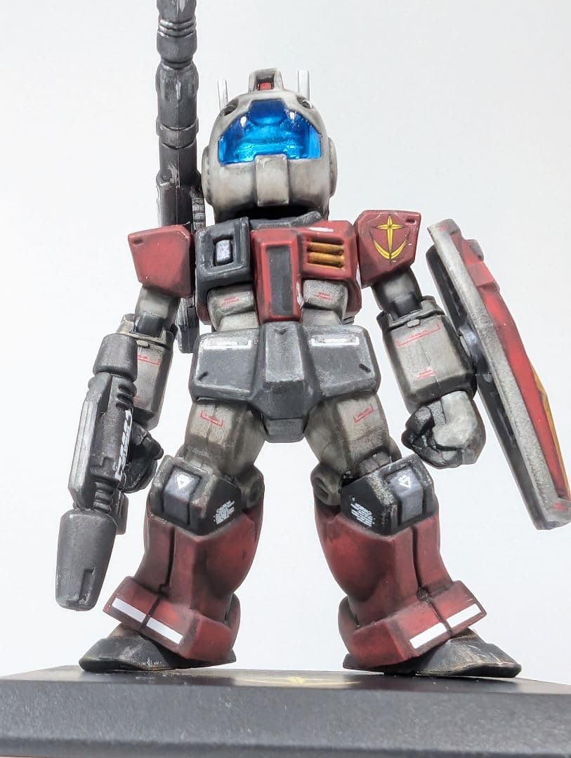 ガンダムコンバージ ジムキャノン 部分塗装 リペイント converge