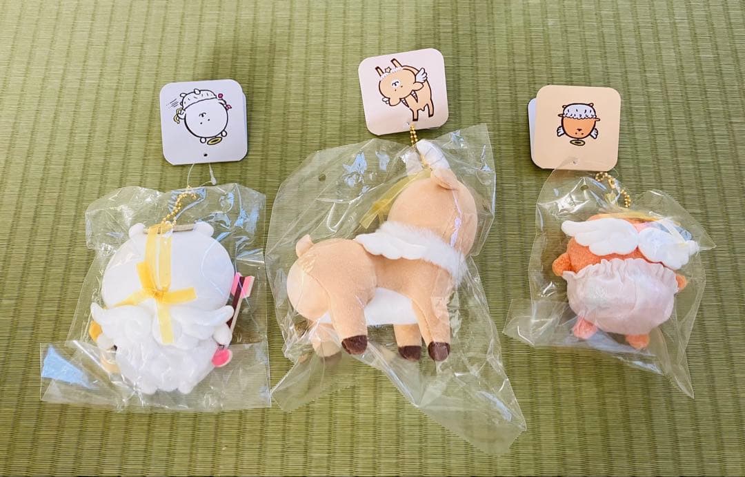 ナガノキャラクターズ ナガノのくま ふわぱたエンジェルマスコット 3種セット