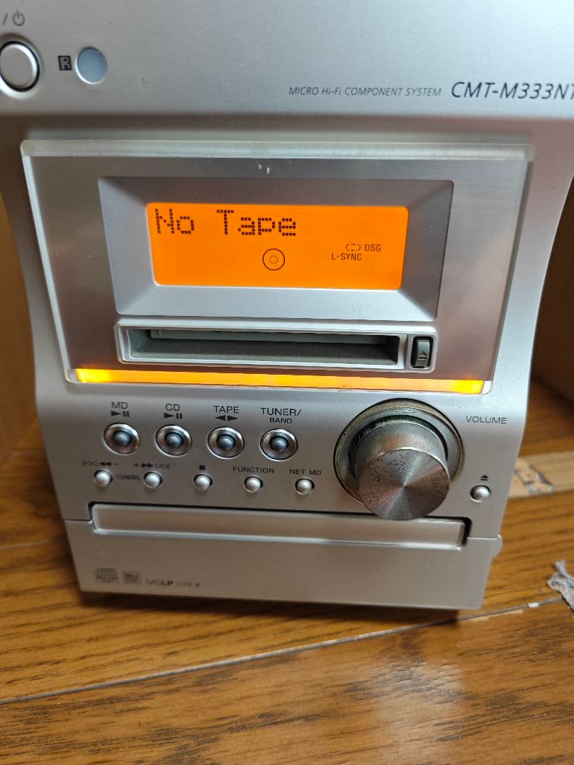 SONY ソニー Net MD コンポ CMT-M333NT（純正スピーカー付）