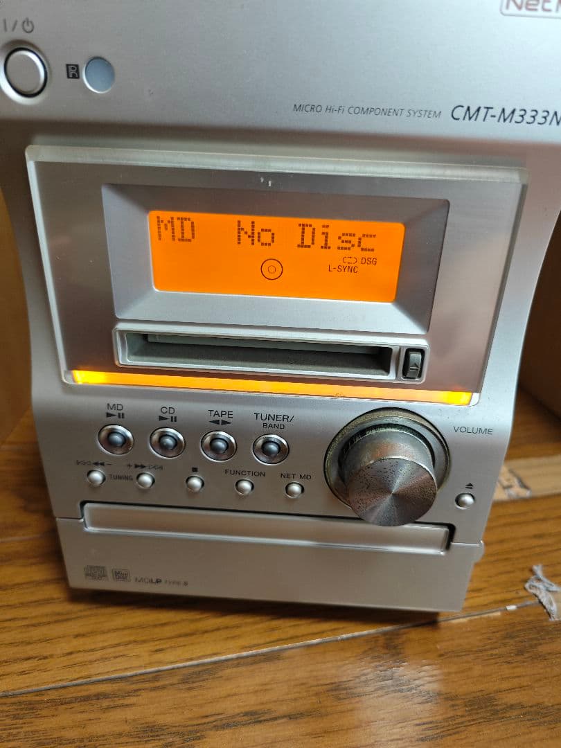 SONY ソニー Net MD コンポ CMT-M333NT（純正スピーカー付）