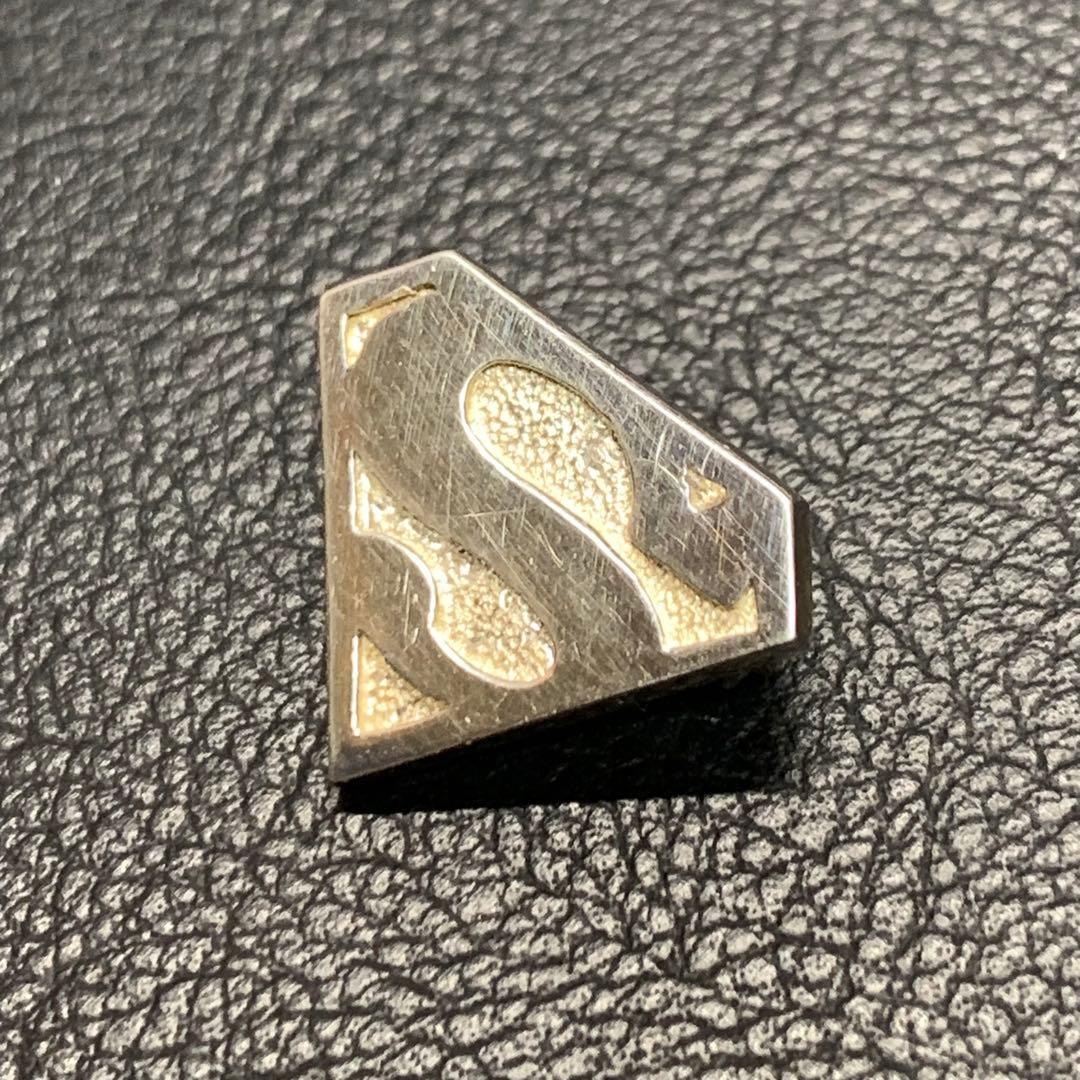 スーパーマン ロゴ バッジ 925シルバー