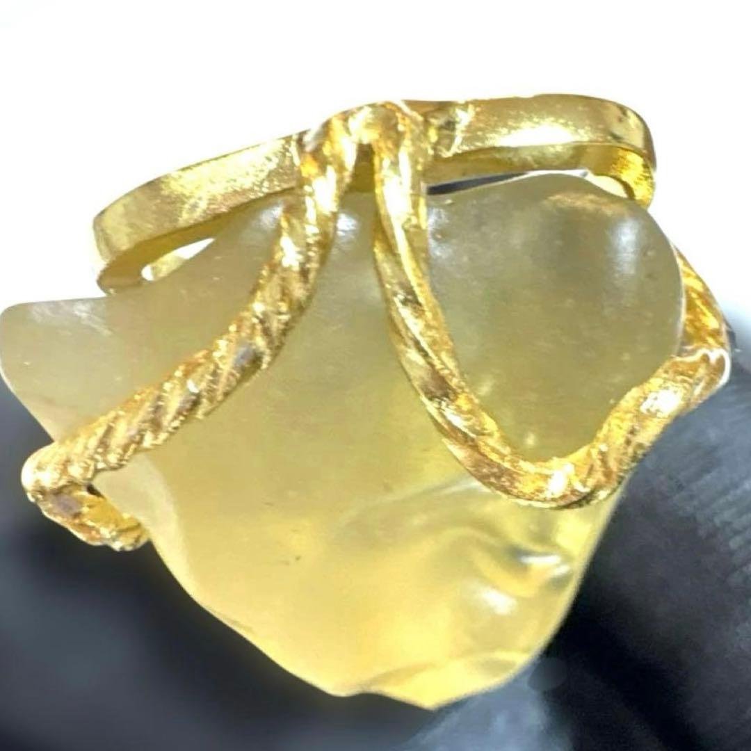 最高品質＊高波動　リビアングラス隕石　ペンダントトップ　原石