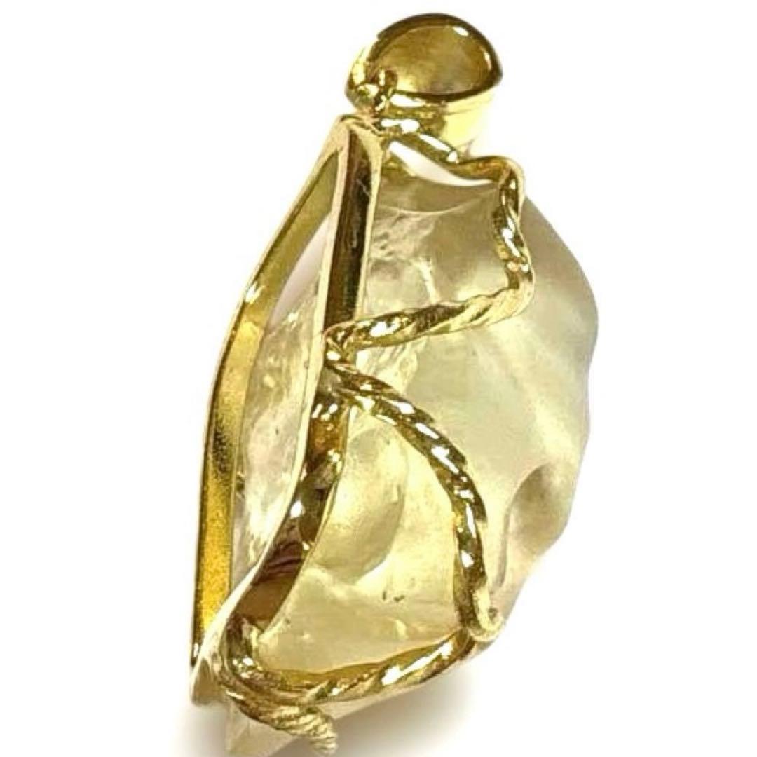 最高品質＊高波動　リビアングラス隕石　ペンダントトップ　原石