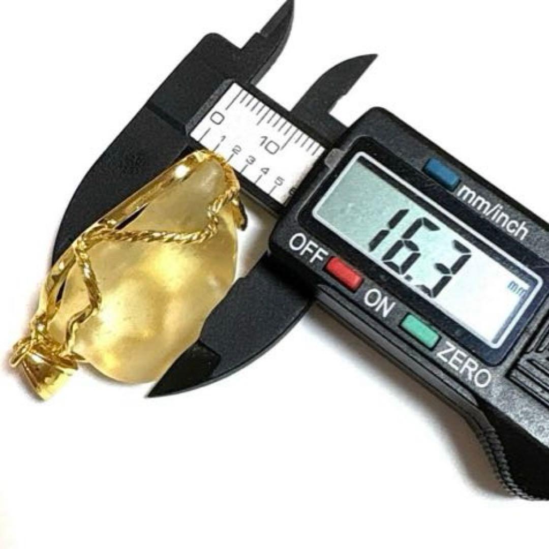 最高品質＊高波動　リビアングラス隕石　ペンダントトップ　原石