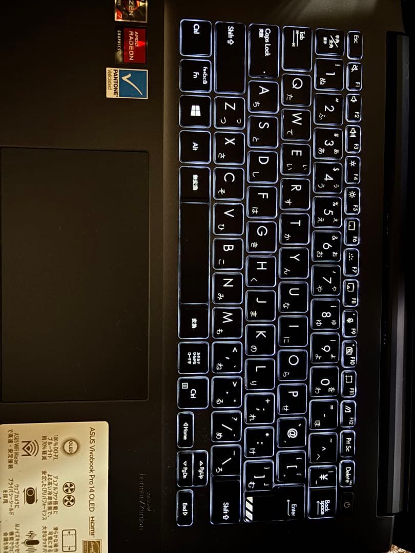 値下げASUS VivobookPro14OLED windows11おまけ付き