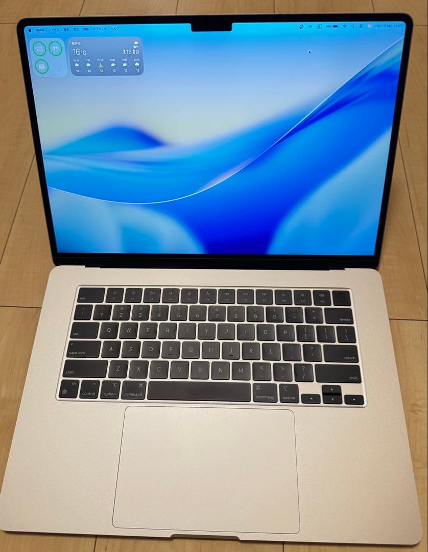 MacBook Air M3 15インチ 16GB 512GB USキーボード