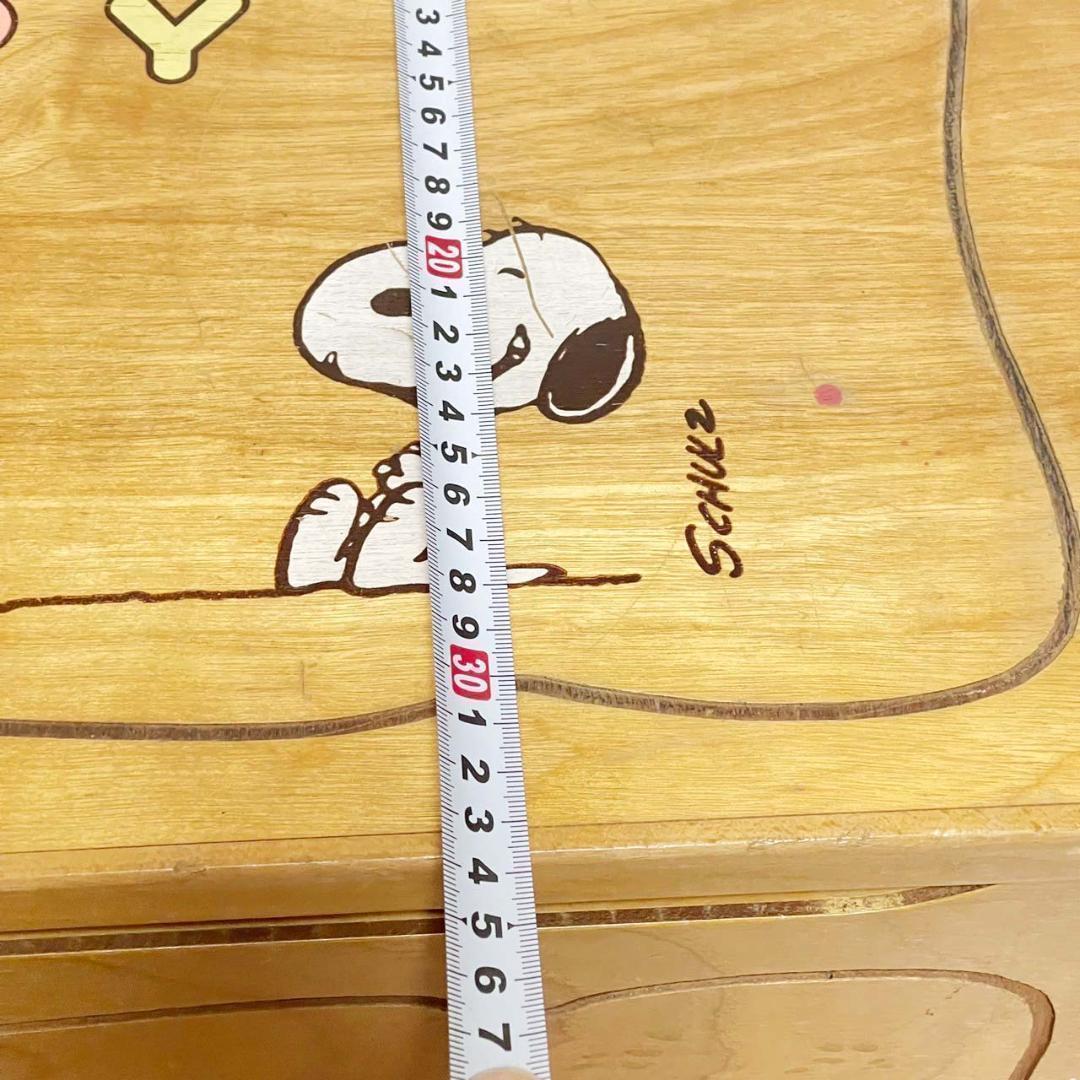希少 スヌーピー ウッドチェア 収納付き サンリオ　ディズニー