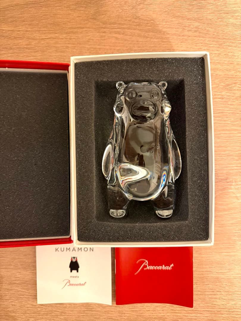 バカラ くまモン　フィギュリン　箱付　美品　熊本県ゆるキャラ