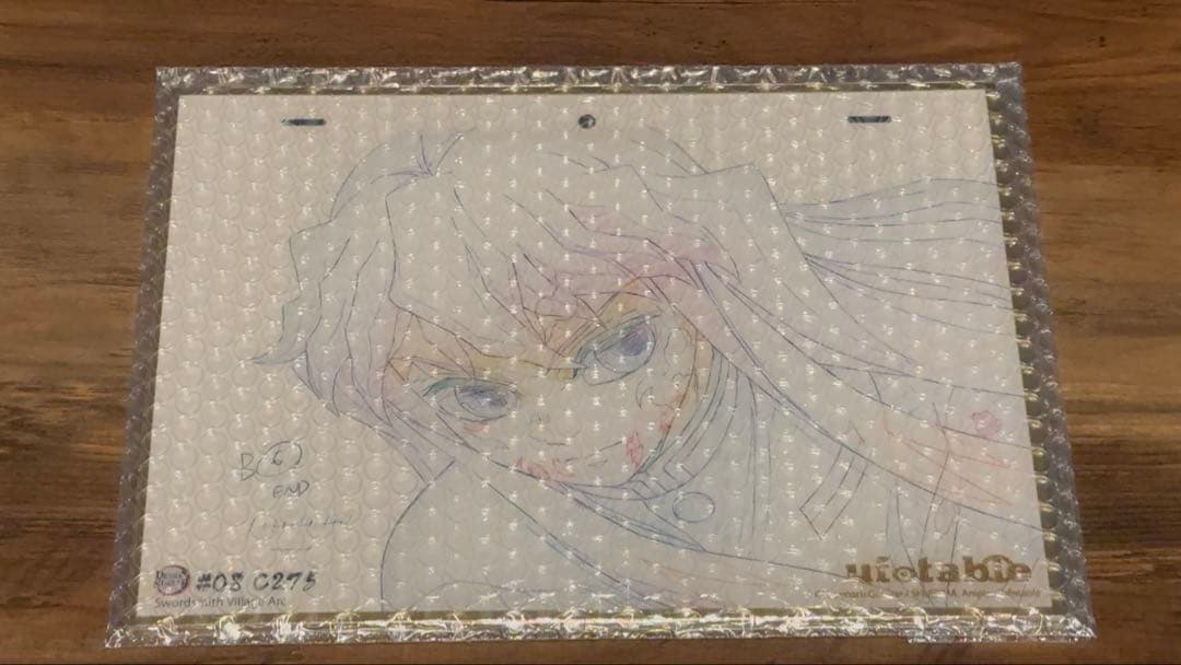 鬼滅の刃　時透無一郎　アクリル原画色紙　A4