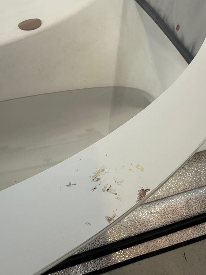 BONALDO ガラステーブル　直径100cm 厚み0.8cm