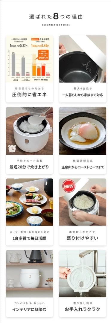 炊飯器 3合炊き 4合炊き 低温調理 早炊き マイコン おしゃれ 多機能 保温