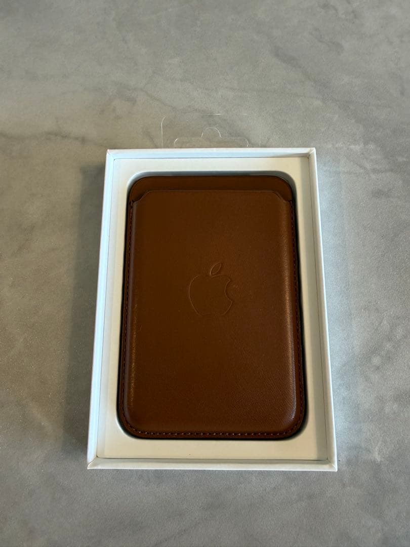 iPhone Leather Wallet MagSafe サドルブラウン