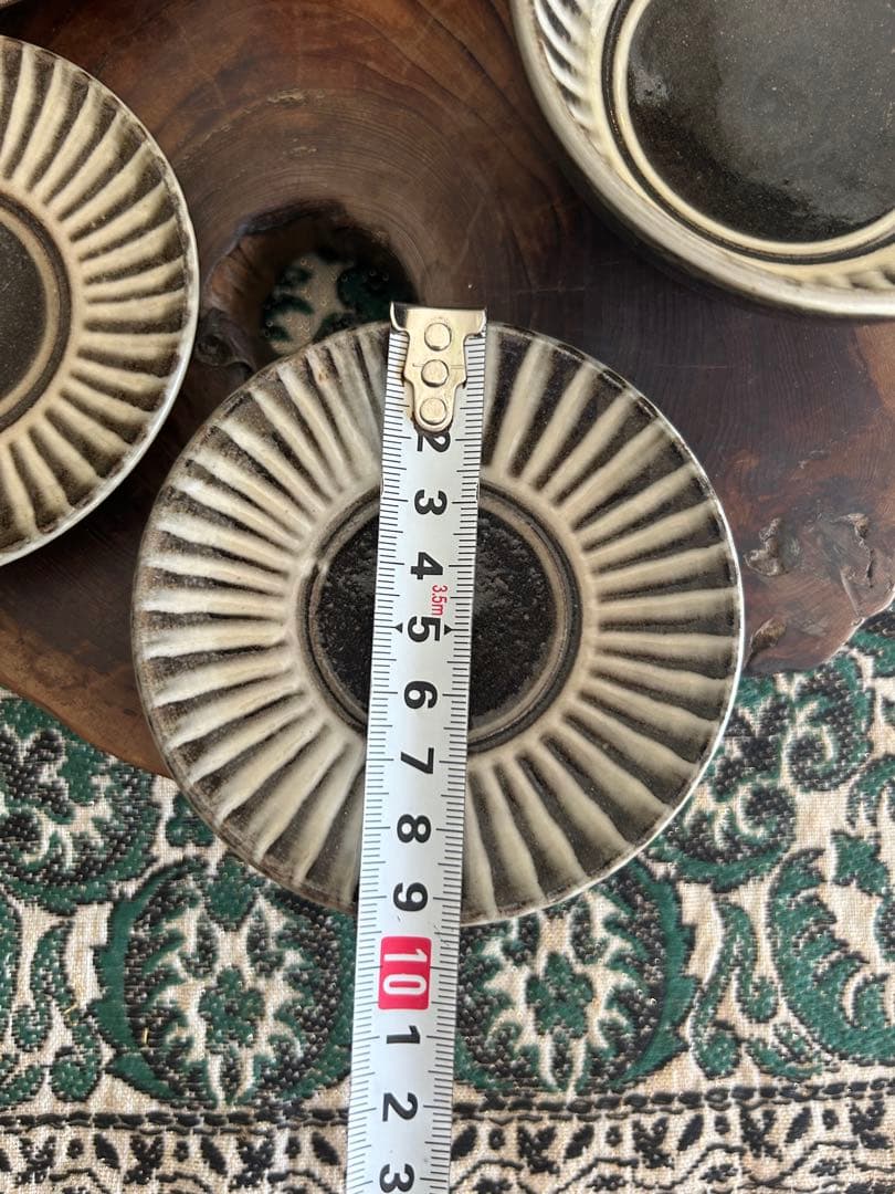 小石原焼 小石原焼き 飛び鉋　７点セット　刷毛目 鬼丸豊喜窯 小石原ポタリー