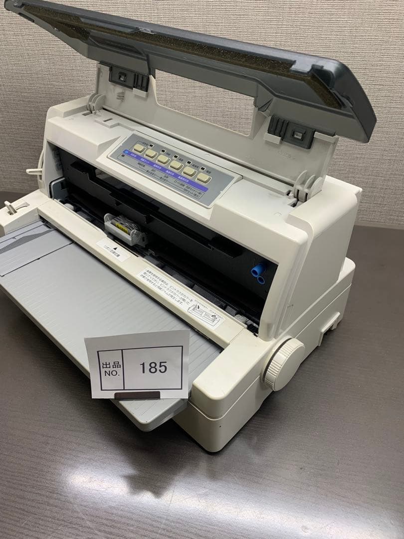 出品No.185 OKIドットプリンタ　6300FB2　動作OKリボン交換済み