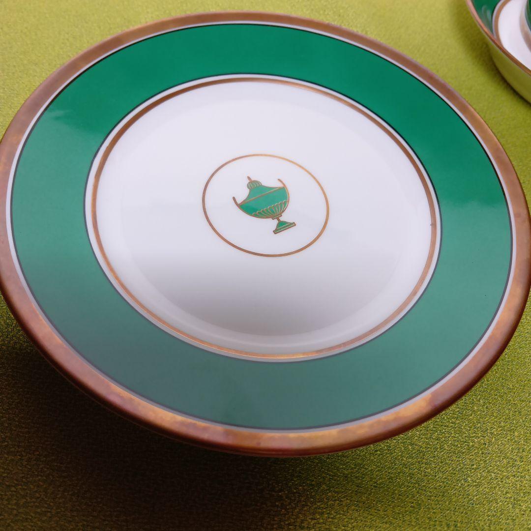 リチャードジノリ　インペログリーン　カップ＆ソーサー　イタリア製 プレート廃盤