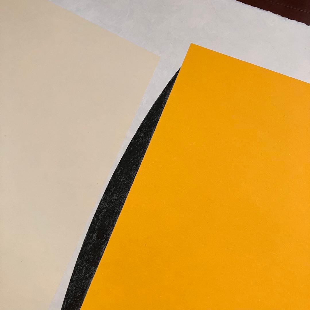 永井一正◆希少1990年リトグラフ大判2枚SETミッドセンチュリー モダンアート