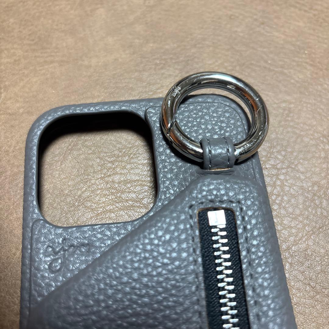ajew エジュー iPhone14 ProMax用ケース グレー