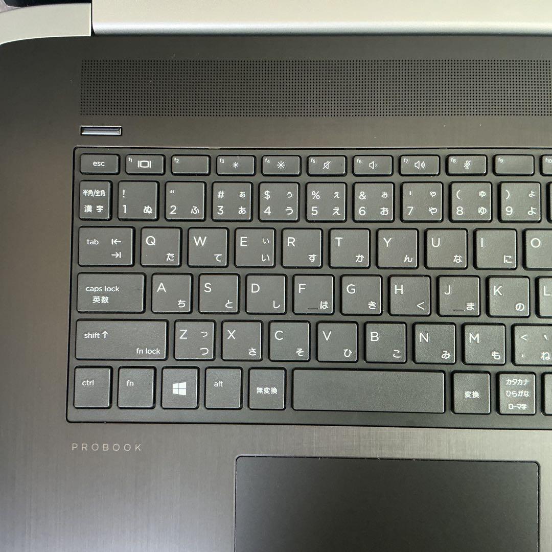 HP ProBook 大画面 17インチcorei5 第8世代 新品SSD256