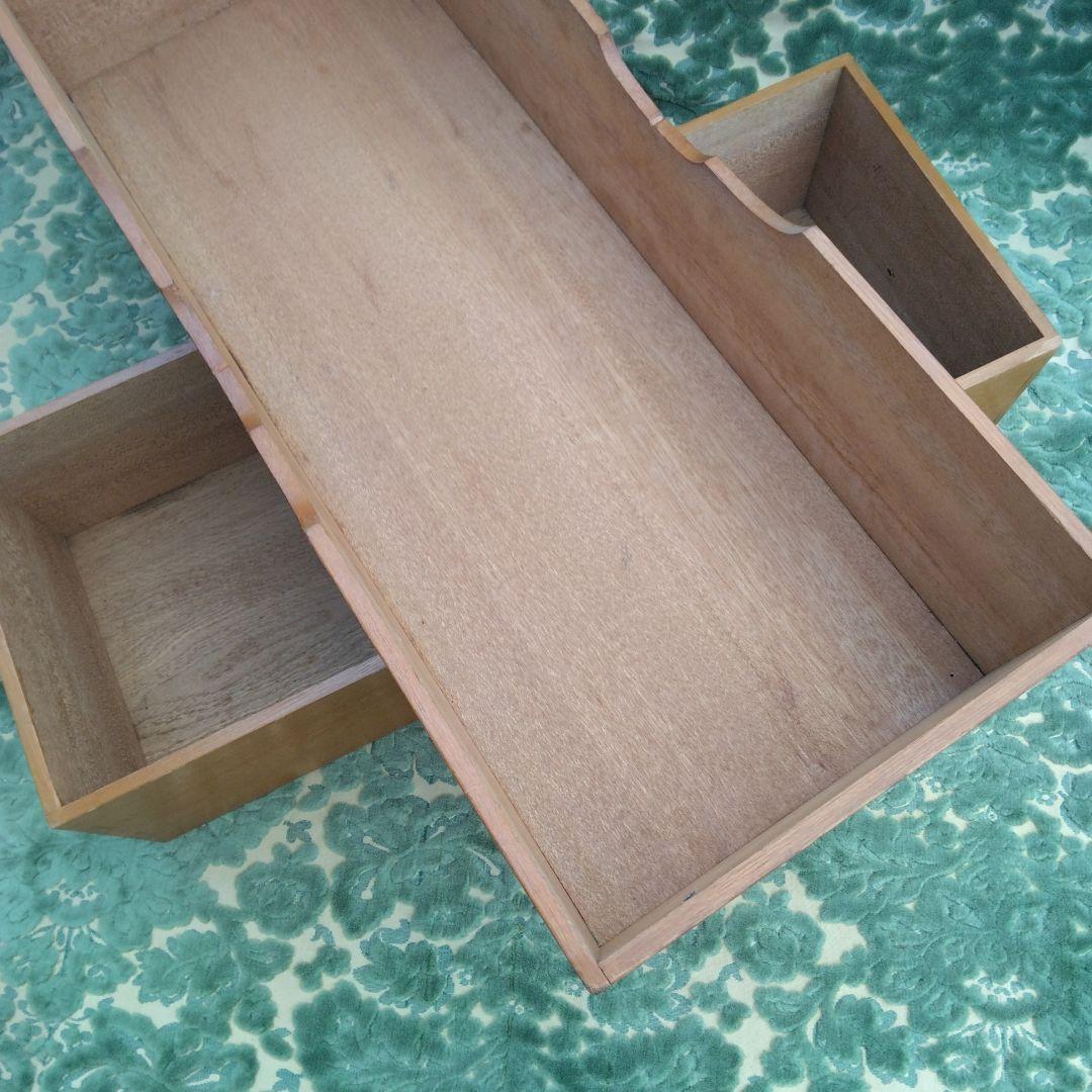 古い蓋付き木箱