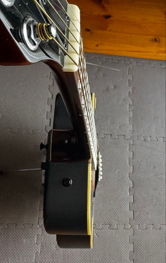 【ビンテージ】ヤマハAPX-6S ブラック 希少ストラトヘッド 純正ハードケース