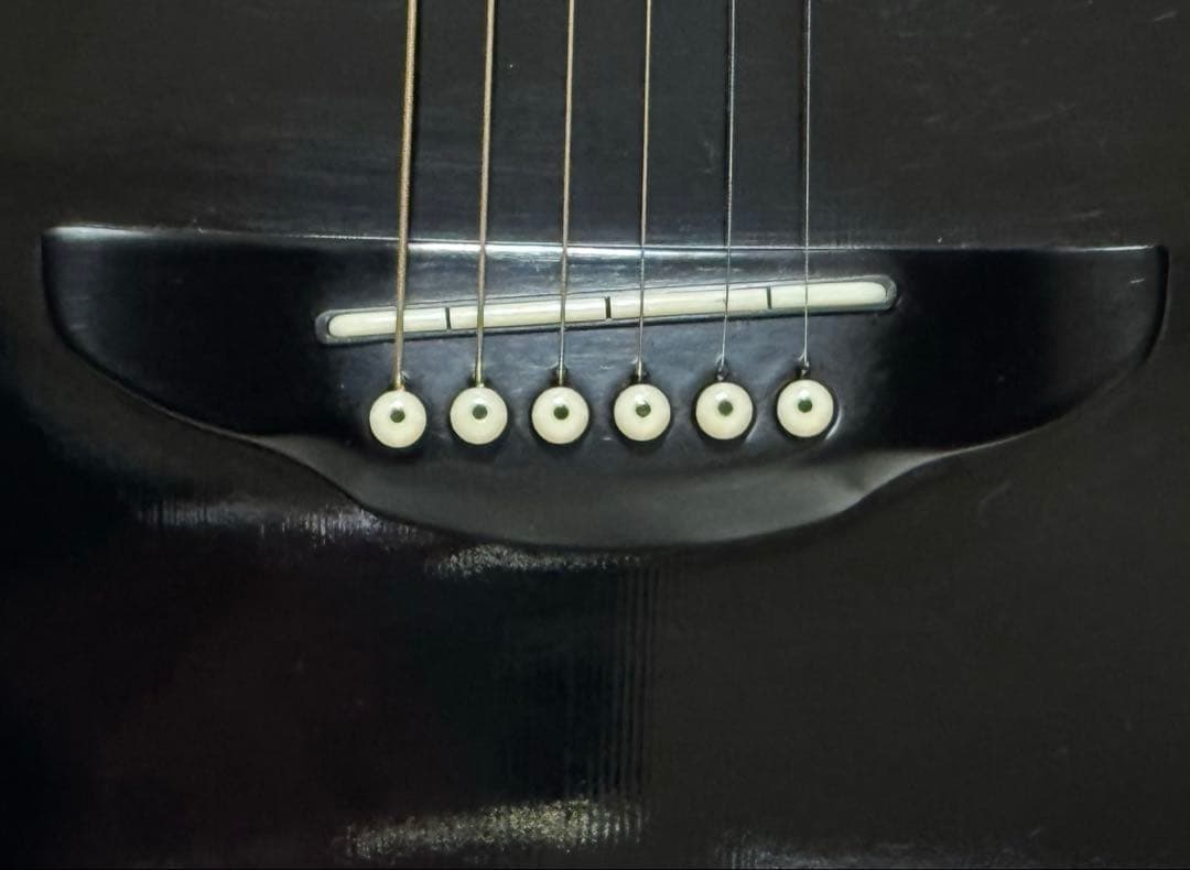 【ビンテージ】ヤマハAPX-6S ブラック 希少ストラトヘッド 純正ハードケース