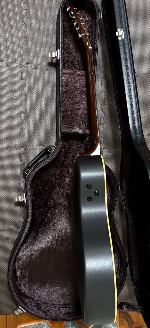 【ビンテージ】ヤマハAPX-6S ブラック 希少ストラトヘッド 純正ハードケース