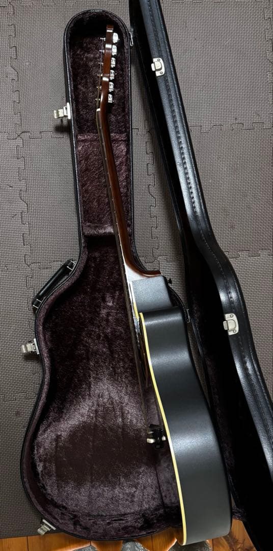 【ビンテージ】ヤマハAPX-6S ブラック 希少ストラトヘッド 純正ハードケース