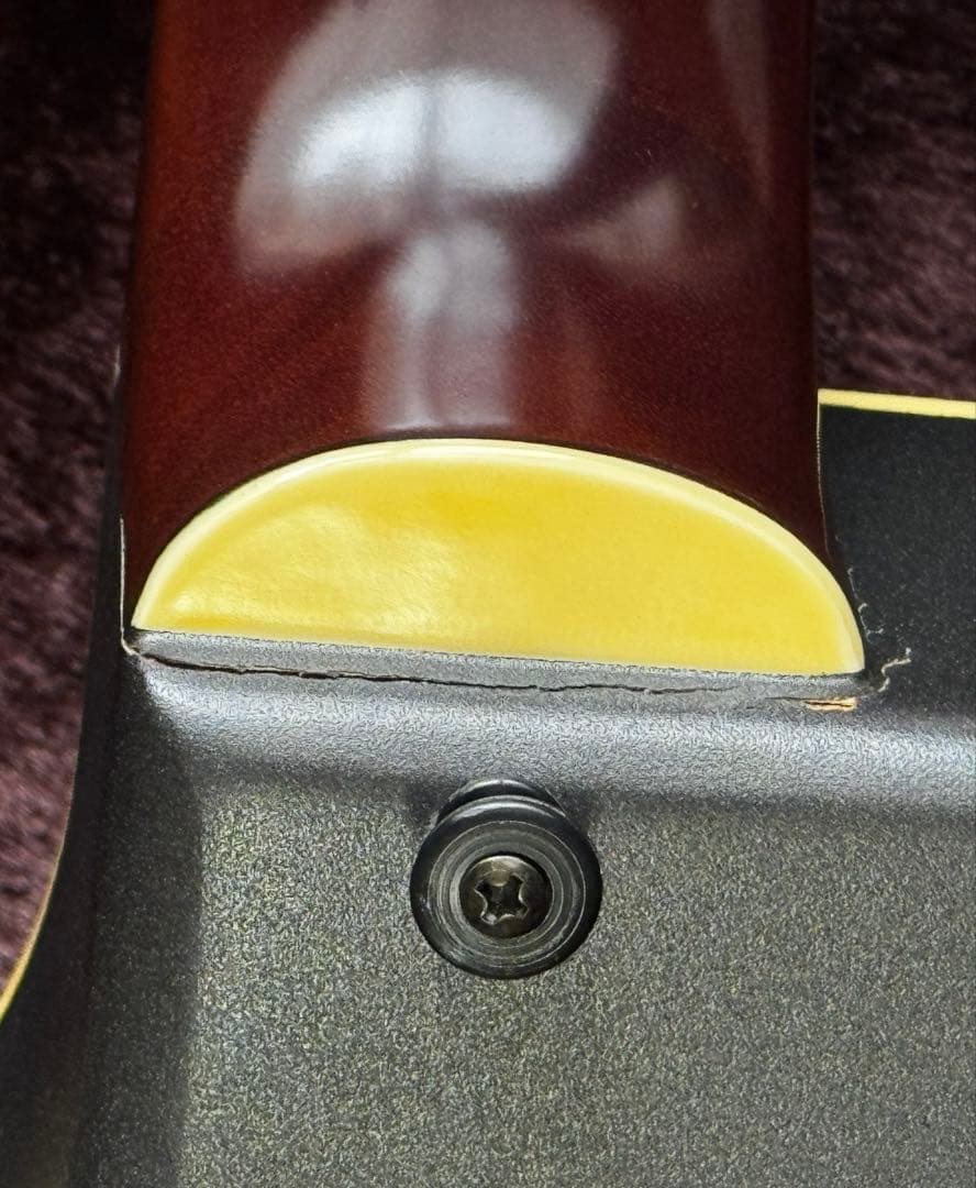 【ビンテージ】ヤマハAPX-6S ブラック 希少ストラトヘッド 純正ハードケース