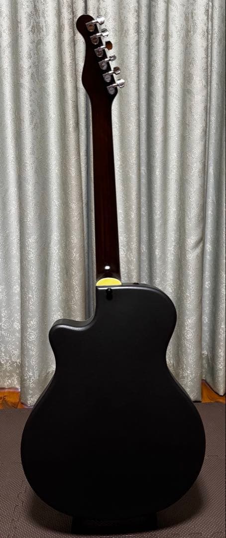 【ビンテージ】ヤマハAPX-6S ブラック 希少ストラトヘッド 純正ハードケース