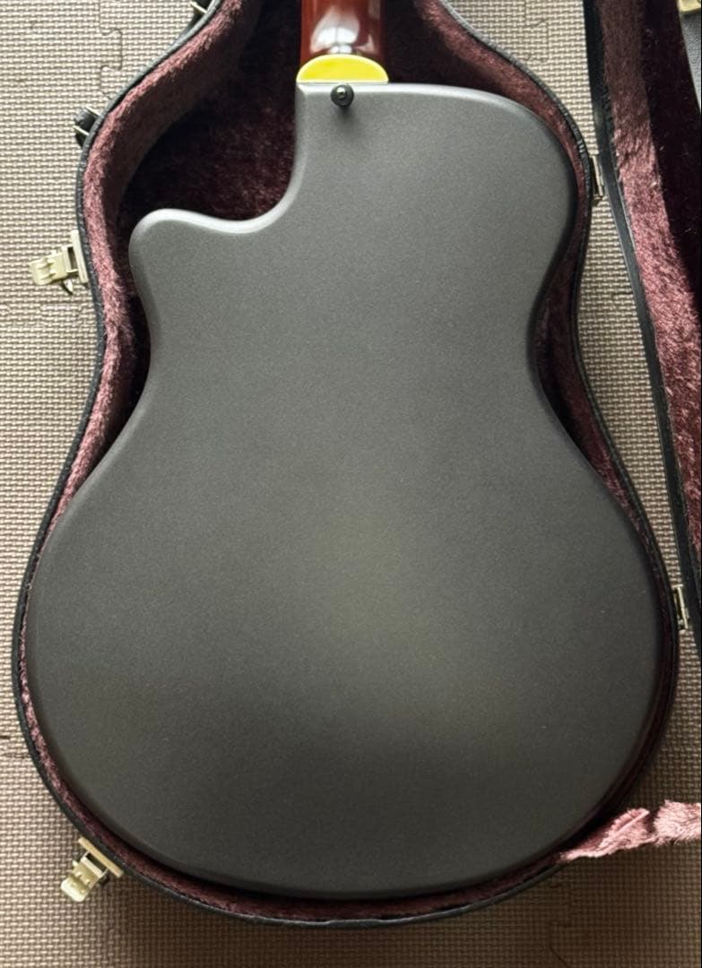 【ビンテージ】ヤマハAPX-6S ブラック 希少ストラトヘッド 純正ハードケース