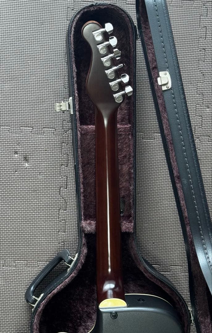 【ビンテージ】ヤマハAPX-6S ブラック 希少ストラトヘッド 純正ハードケース