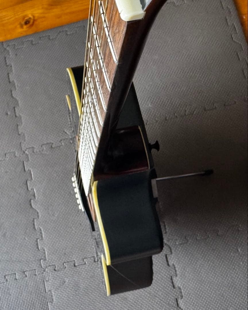 【ビンテージ】ヤマハAPX-6S ブラック 希少ストラトヘッド 純正ハードケース