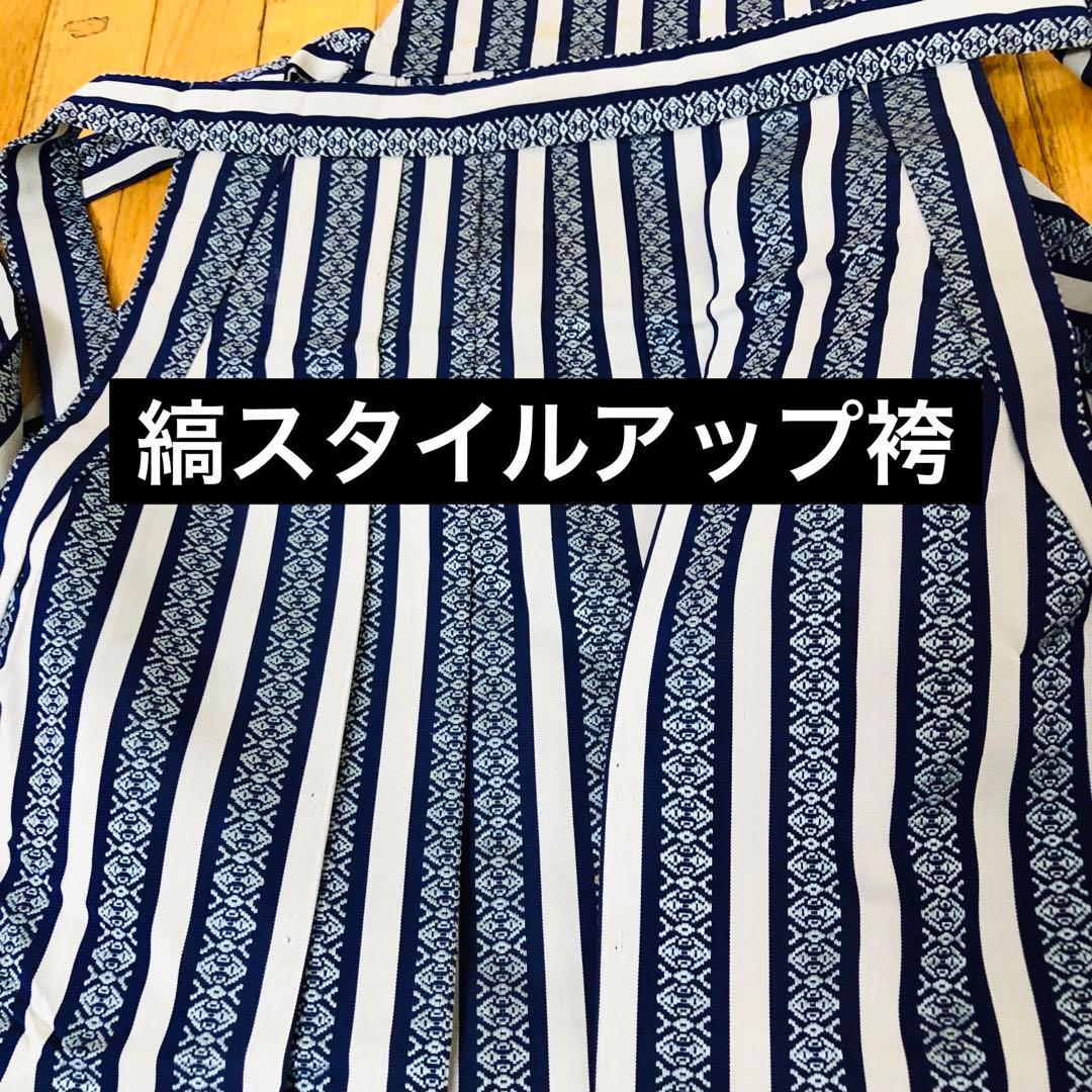 七五三５歳完全フルセット‼️豪華Blue grey兜鷹金彩‼️袴縞スタイルアップ人気