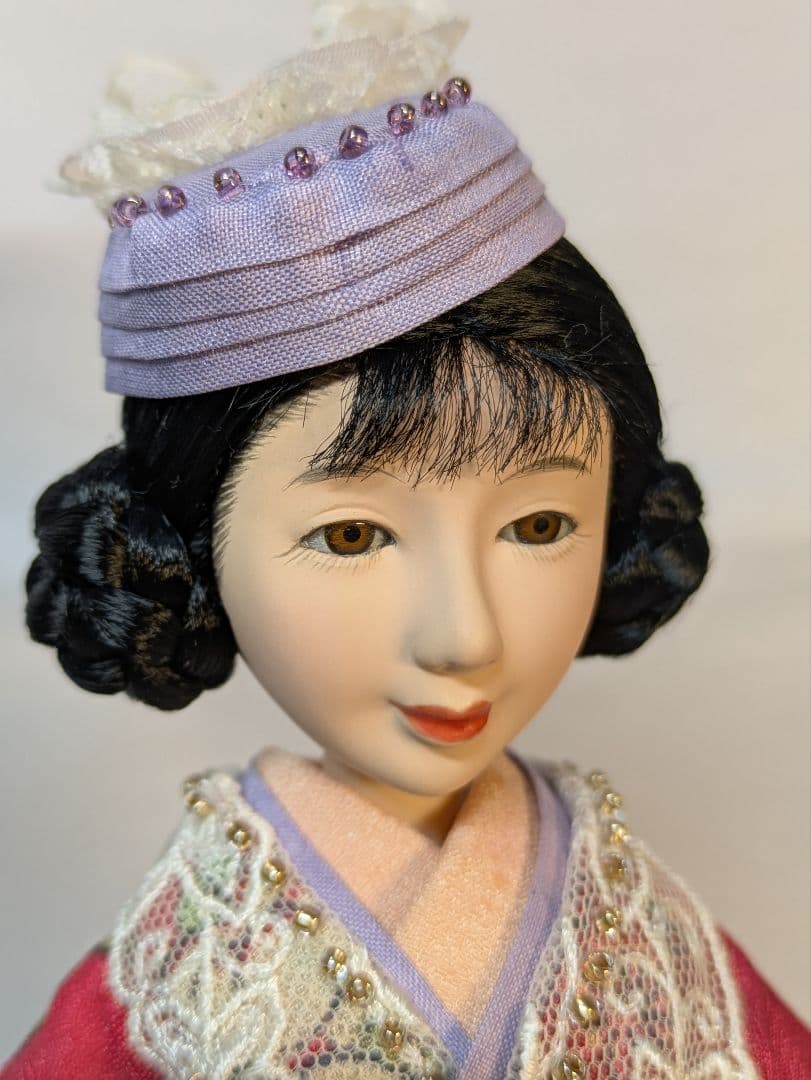 手足稼働1/6胡粉仕上げヘッド付ドール『久羅々』スタンド付ドール本体のみ