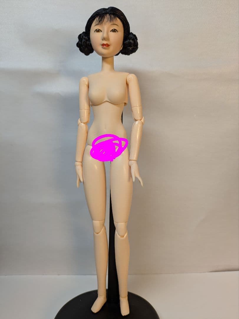 手足稼働1/6胡粉仕上げヘッド付ドール『久羅々』スタンド付ドール本体のみ