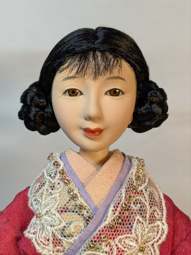 手足稼働1/6胡粉仕上げヘッド付ドール『久羅々』スタンド付ドール本体のみ