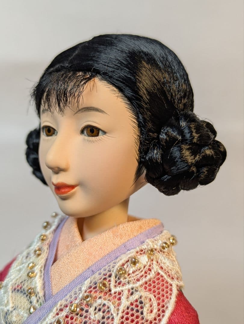 手足稼働1/6胡粉仕上げヘッド付ドール『久羅々』スタンド付ドール本体のみ