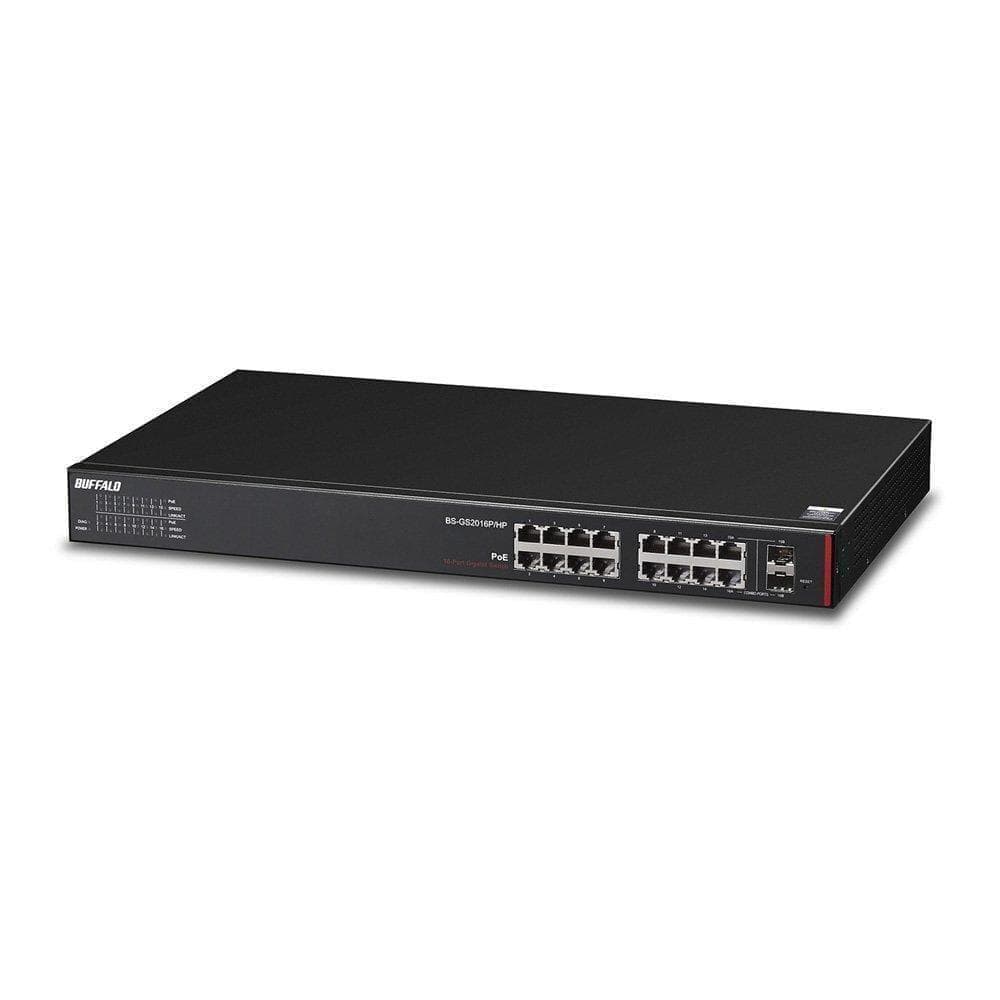 バッファロー BS-GS2016P/HP PoEスイッチ 16ポート 中古