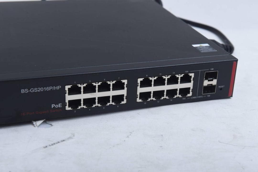 バッファロー BS-GS2016P/HP PoEスイッチ 16ポート 中古