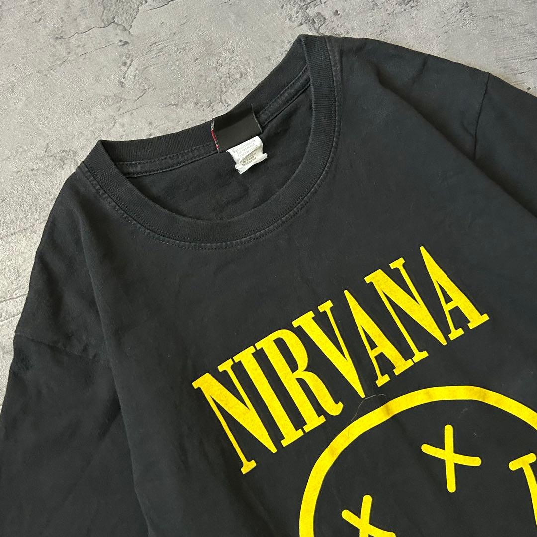 希少 NIRVANA the GTS vitage バンド Tシャツ スマイル